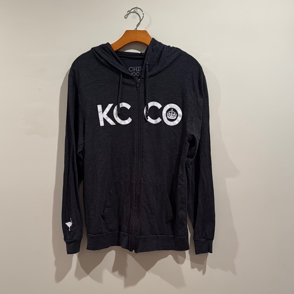 Chive Black Hoodie with Relaxed Fit and White Text